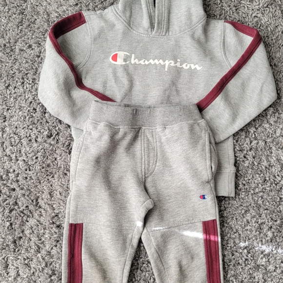 Champion Kids Gray Tracksuit - Picture 1 of 3